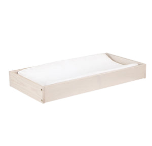 English Elm Pixie Changing Topper Washed Natural – Secure, Felt-Padded Dresser Changing Station with Safety Mounts B022P204850