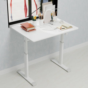 English Elm Adjustable Study Desk – Ergonomic Height-Adjustable Workstation For Kids & Adults, Compact Design W1935P338346