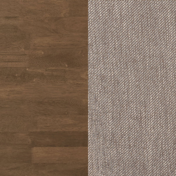 English Elm Guinea Walnut Wood Wishbone Dining Side Chair Set of 2 — Tapered Legs, Cushioned Seat, Contemporary Comfort B062P299910