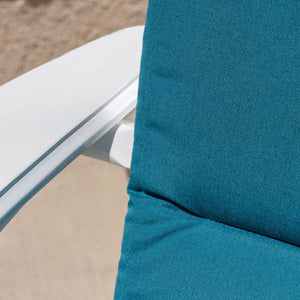 English Elm Christopher Knight Home® - Chair Cushion: Aqua Blue Adirondack Cushion For Outdoor Comfort – Stylish, Durable, And Secure Fit N769P577024D