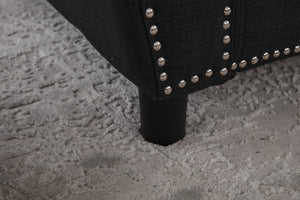 English Elm Sleeper Sofa Bed - Modern 2-Seater Convertible Couch With Memory Foam For Small Spaces, Dark Gray W3696S00005-GIGA