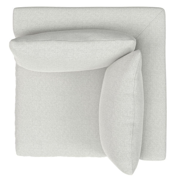 English Elm Jasmine Corner Sofa Module - Plush, Versatile Seating In Cloud Grey With Family-Friendly Comfort B136P199200