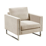 INK+IVY Madden Modern/Contemporary Accent chair II100-0486 Ivory