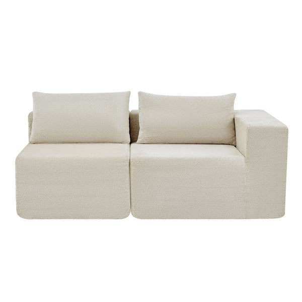 English Elm Christopher Knight Home® - 107" Compressed Sectional Sofas In Elegant Khaki - Modular Design, Cloud-Like Comfort & Durability! N771P346765V_N771P346766V