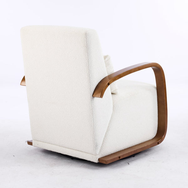 English Elm Meditation Chair - Ergonomic Cross-Legged Seating With Lumbar Support & Adjustable Cushion In Beige W3248P399635