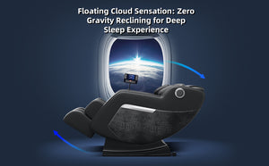English Elm The Zero Gravity Massage Chair with Hip Heating, 20 Airbags, Foot Massage, 5 Modes & LCD Remote W3327S00002
