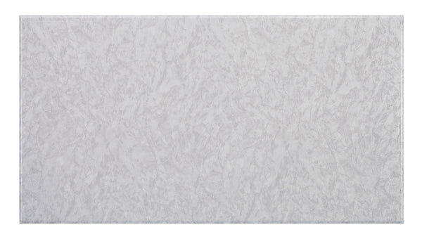 English Elm Modern Glam Coffee Table with 18mm Faux Marble Top, Beveled Edges and Curved Pedestal Metal Base Chrome 31 L x 55 W x 4 H B2741S00430