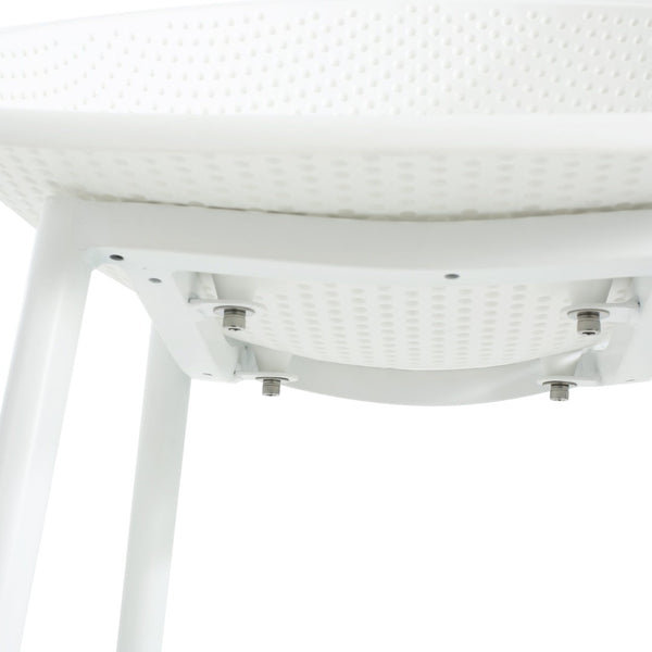 English Elm Gable Outdoor Barstools Set of 2 Iron Framed Resin Mesh Patio Counter Seating N775P176689W