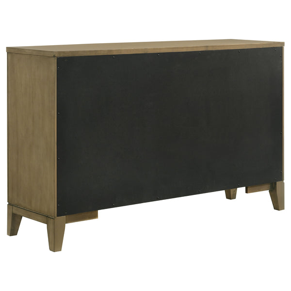 English Elm Menlo Natural Pine 8-Drawer Dresser Cabinet - Timeless Cottage Charm & Sturdy Storage Solution B062P378395