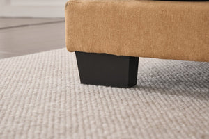 English Elm United U-Shaped Cloud Couch - 110" Chenille Sectional Sofa With Memory Foam & Double Chaise Comfort W1568S00213-GIGA