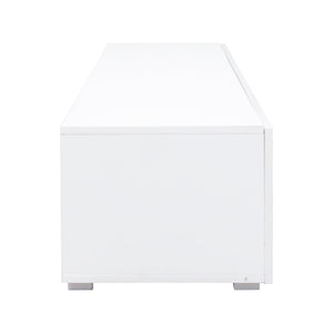 English Elm Modern Wall-Mounted TV Stand with Drop-Down Cabinets, Floating Media Console with Ample Storage and Durable Melamine Finish for Living Room Bedrooms W331P251043