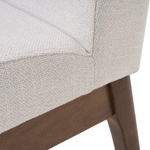English Elm Set of 2 Upholstered Dining Chairs Rubberwood Legs Minimalist Modern Seating N759P288155K