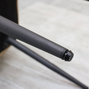 English Elm Khaki Pu Leather Armless Dining Chairs Set Of 4 With Metal Legs – Modern Wave Pattern & Comfort T3967P383850