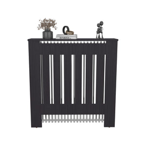 English Elm Keller Black Wood Radiator Cover Panel for Modern Minimalist Living Rooms B092P439909