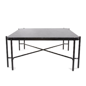 Howard Elliott Myatt Coffee Table - Modern Sculptural Design With Hand-carved Black Marble Top & Unique Style Black Iron,Mdf,Marble 27030-howard-elliott