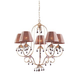 Olivissa 29'' Wide 5-Light Chandelier - Bronzed Silver 2705/5 Elk Lighting