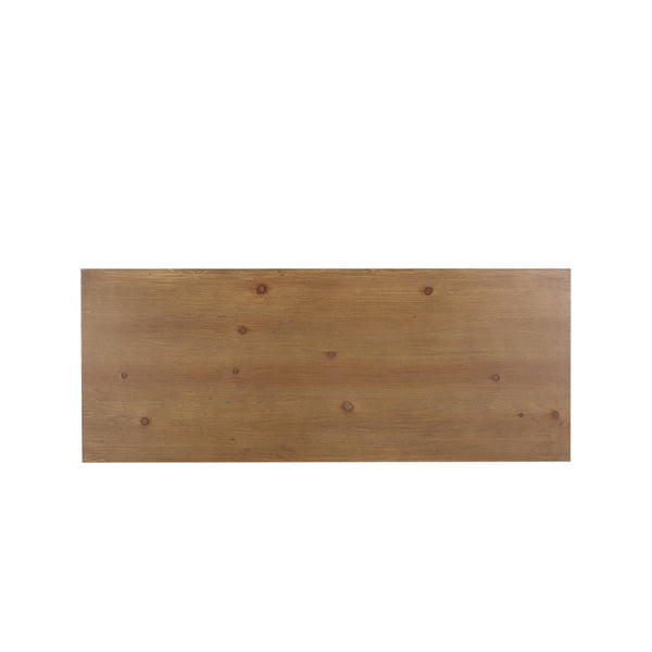 English Elm Christopher Knight Home® - CONSOLE Table Antique Gold Metal & Wood with Rattan Accents, Sliding Doors, Rustic Glam Hallway Piece 71095.00ANTGLD