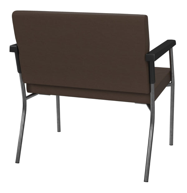 OSP Home Furnishings Bariatric Big and Tall Guest Chair with Reinforced Steel Frame for Medical Waiting Rooms Java BC9603-K005