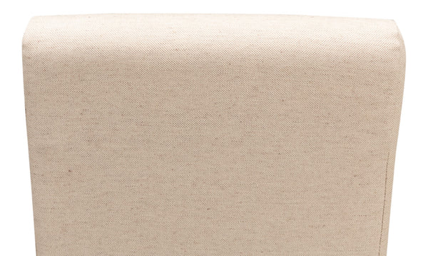 Sarreid Draped Side Chair Set Of 2 - Elegant Sailcloth Fabric Chairs For A Stylish And Cozy Home Decor Beige  27174