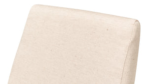 Sarreid Draped Side Chair Set Of 2 - Elegant Sailcloth Fabric Chairs For A Stylish And Cozy Home Decor Beige  27174