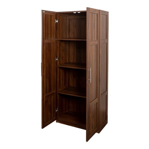 English Elm Pantry Tall Cabinet with 2 Doors & 3 Adjustable Shelves for Versatile Kitchen, Laundry, OfficeStorage W331S00185