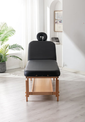 English Elm HENGMIGN Professional PU Spa Massage Table, Waterproof Portable Treatment Bed with Adjustable Height W21236007