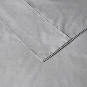 JLA Home Madison Park - 200 Relaxed Cotton Percale Sheets — Breathable 200TC, Lightly Brushed, Hypoallergenic, Hotel-Quality Comfort 102 L x 90 W x 0.13H MP20-5390
