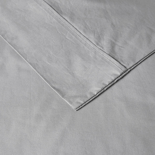 JLA Home Madison Park - 200 Relaxed Cotton Percale Sheets — Breathable 200TC, Lightly Brushed, Hypoallergenic, Hotel-Quality Comfort 102 L x 90 W x 0.13H MP20-5390