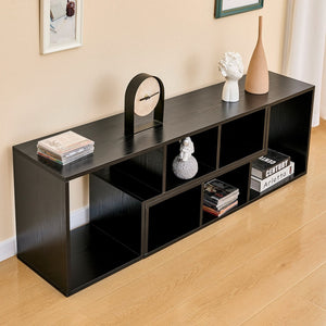 English Elm Modern Modular Mdf Entertainment Center Open Shelving Console for Any Room Layout W3875P435415