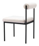 Livorno Dining Chair Ivory 110104 Zuo Modern