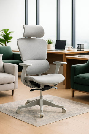 English Elm High Back Breathable Mesh Office Chair with Reclining Support and 3d Adjustable Arms W3326P330190