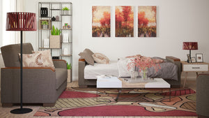 English Elm Primenest Zenaero X Convertible Loveseat With Storage - Stylish, Compact Sleeper For Small Spaces B030P281774-GIGA