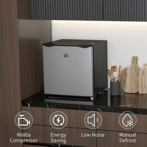 English Elm Homcom Compact Upright Freezer 1.1 Cu Ft with Adjustable Thermostat for Dorm or Office W2225P200920