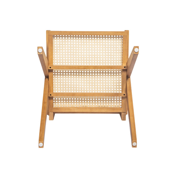 English Elm Christopher Knight Home® - Chandigarh Arm Dining Chair Set Of 2 - Elegant Natural Rattan With Sturdy Rubberwood Frame N768P241395N