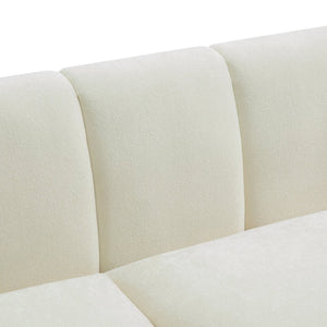 English Elm Modern Chenille Loveseat with Pocket Spring Support for Apartment Living Rooms N763S000070A