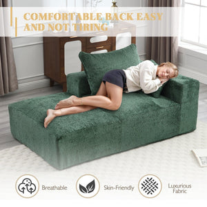 English Elm United Memory Foam 2-Seater Couch - Soft Chenille, No Assembly, Compact Design For Small Spaces W1568P222614-GIGA