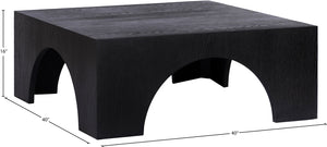 Arch Black Coffee Table 273Black-C Meridian Furniture