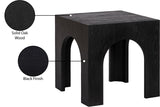 Arch Black End Table 273Black-E Meridian Furniture