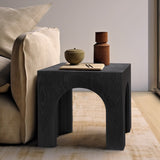 Arch Black End Table 273Black-E Meridian Furniture