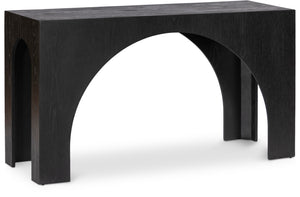 Arch Black Console Table 273Black-T Meridian Furniture