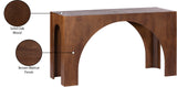 Arch Brown Console Table 273Brown-T Meridian Furniture