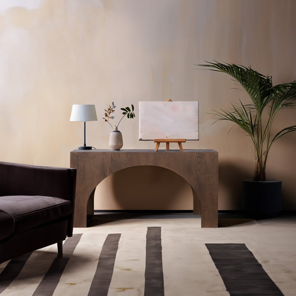 Arch Brown Console Table 273Brown-T Meridian Furniture