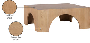 Arch Oak Coffee Table 273Oak-C Meridian Furniture