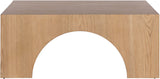 Arch Oak Coffee Table 273Oak-C Meridian Furniture