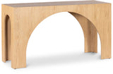 Arch Oak Console Table 273Oak-T Meridian Furniture