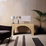 Arch Oak Console Table 273Oak-T Meridian Furniture