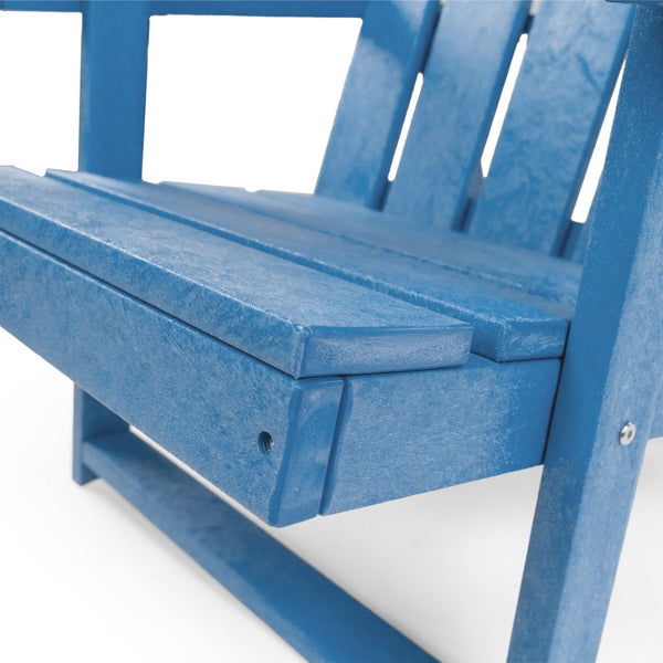 English Elm Shoreline Recycled Hdpe Folding Adirondack Chair Fully Assembled Modern Patio Seating Blue B2745P409684