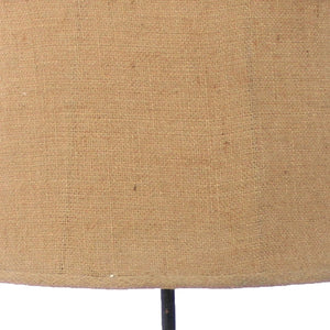 Homeroots 11 X 15 X 27.75 Tan Country Cottage With Blooming Flower Pedestal - Table Lamp   274463