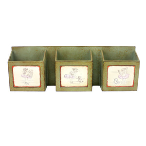 Homeroots 12" X 36" Green Wood Wall Decor  Wood 274549