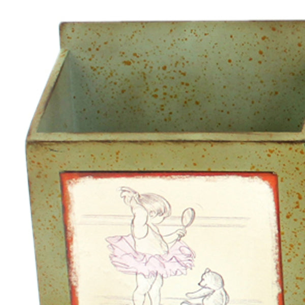 Homeroots 12" X 36" Green Wood Wall Decor  Wood 274549